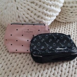 Lot of 2 Lancome Cosmetic Bags